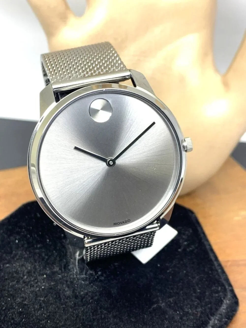 Movado Men's Watch 3600599 Bold Swiss Quartz Gray Dial Gunmetal Steel Band 42mm